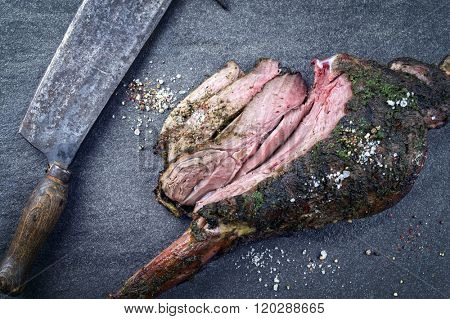 Barbecue Haunch of Venison