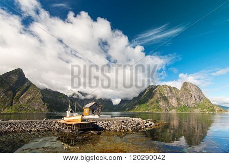 Amazing nature of Lofoten islands, Norway