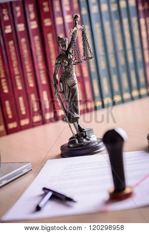 Stamper That Is Used By A Notary Public