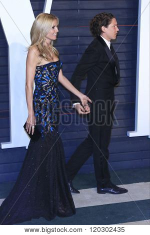 BEVERLY HILLS - FEB 28: Heidi Klum, Vito Schnabel at the 2016 Vanity Fair Oscar Party on February 28, 2016 in Beverly Hills, California