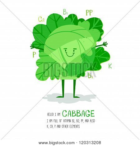 cartoon style vegetable