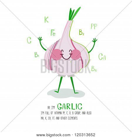 cartoon style vegetable