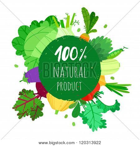 cartoon style vegetable