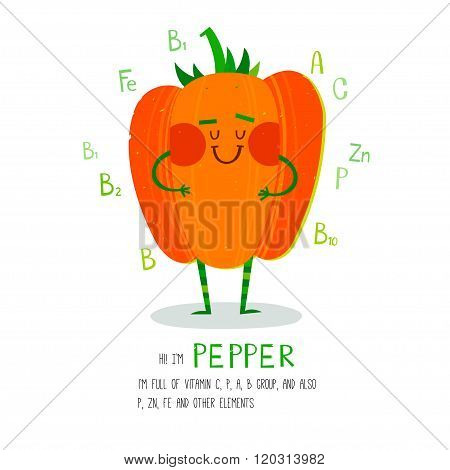 textured cartoon vegetable