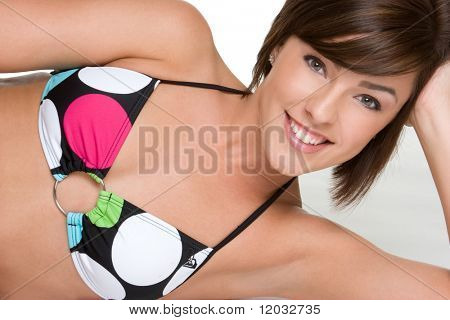 Usmívající se žena Bikini