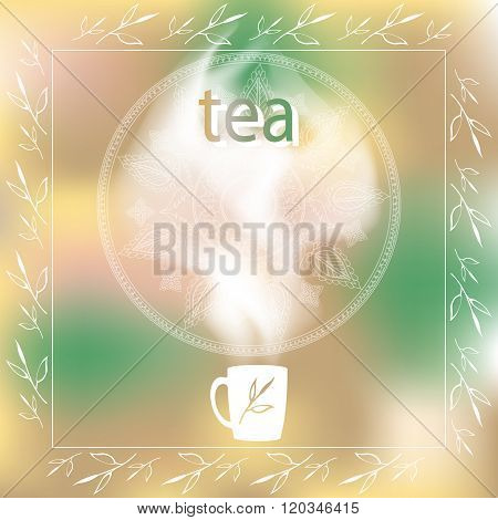 Tea cup vector illustration