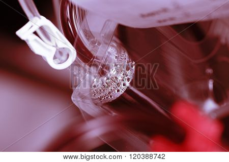 Blood Filtering Equipment Close-up