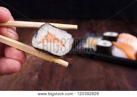 Black Sushi Box