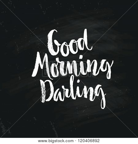 Good Morning Lettering
