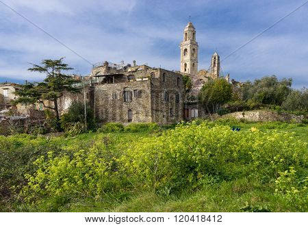 Ancient Village Of Bussana Vecchia