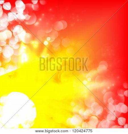 Shiny background with flares