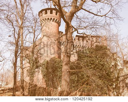 Castello Medievale, Turin, Italy Vintage