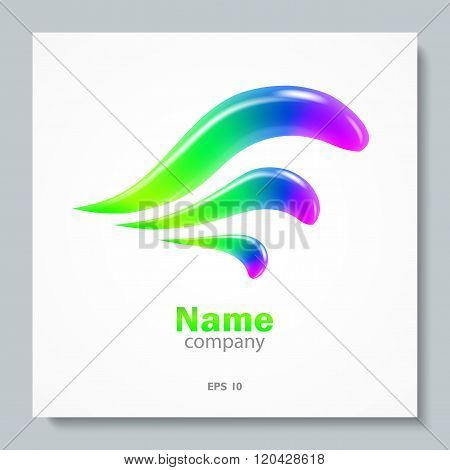 Abstract Vector Logo. Element Design Template. Creative Symbol.