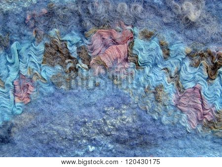felt, background, material, Multi-colored wool, texture,