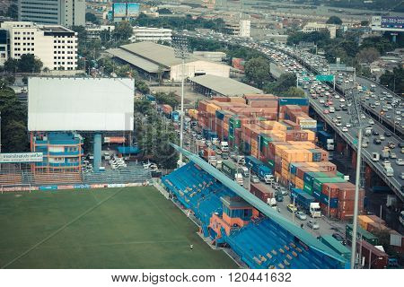 Pat Football Stadium Aerial View