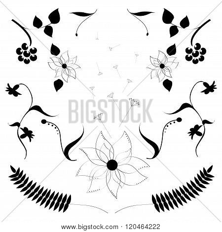 A Set Of Flowers