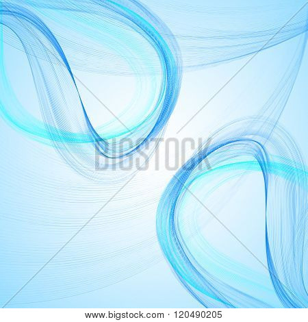 Abstract colorful waves