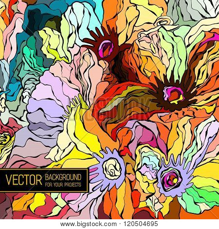 Colorful abstract vector