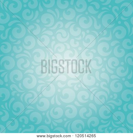 Retro green blue holiday vintage background design