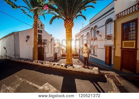 City street view in Santa Cruz de La Palma