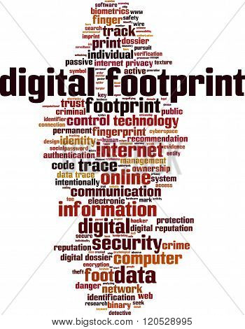 Digital Footprint Word Cloud