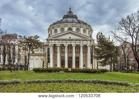 Romanian Athenaeum In Bucharest