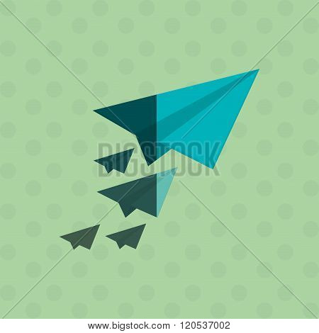paperplane icon design