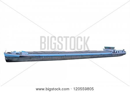 Paris, France, February 9, 2016: the boat on a river Sena in Paris, France