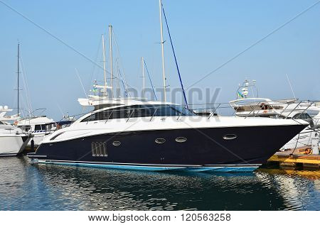 Motor Yacht In Jetty