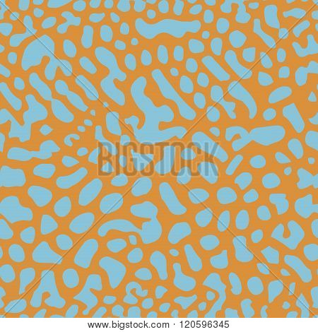Seamless vector background with coral