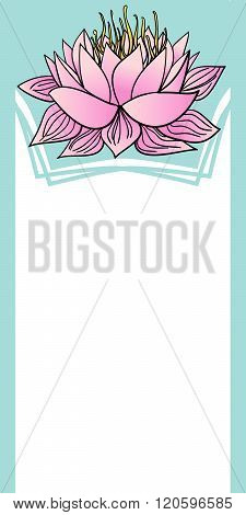 Lily Blank Card Illustration