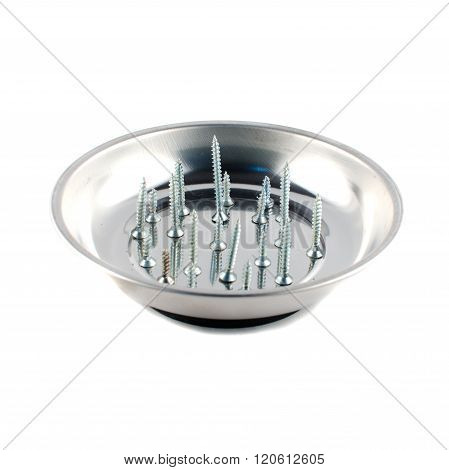 Plate with nails