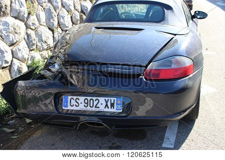 Porsche Crash