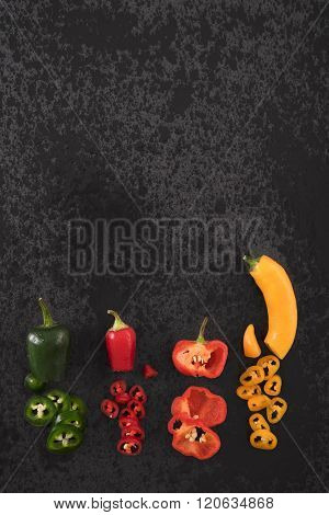 Different chili peppers
