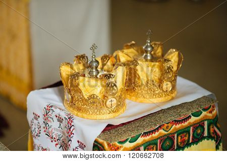 traditional russian wedding ceremony stylish happy newlyweds on background ancient church
** Note: Visible grain at 100%, best at smaller sizes