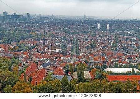 Aerial View Of Some Parts Of Brussels
