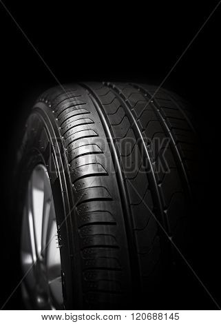 Car Tires Close-up