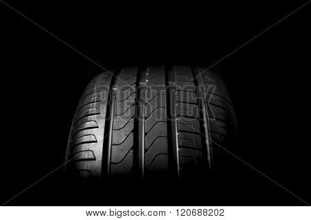 Car Tires Close-up