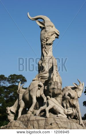 Fivegoatstatue