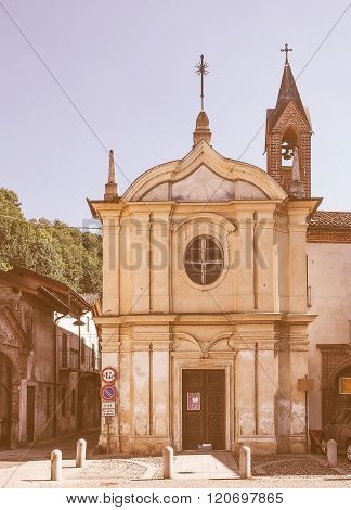 San Rocco Church In San Mauro Vintage