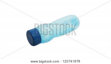 Plastic Bottle Of Drinking Water Isolated On White