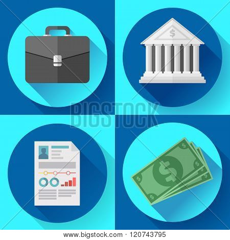 Business icons and general office vector set