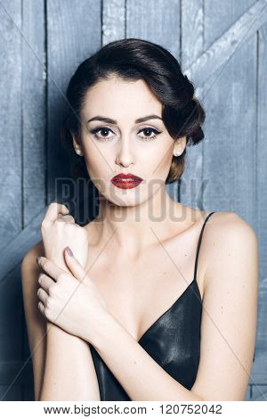Thoughtful Retro Woman