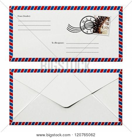 Enveloppe Front And Back Design