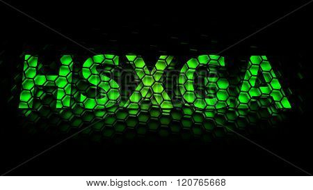 HSXGA (Hex Super Extended Graphics Array) - computer generated image (3D render)