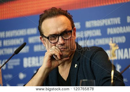 Director Vincent Perez attends the 'Alone in Berlin' (Jeder stirbt fuer sich) press conference during the 66th Berlinale Film Festival Berlin at  Hyatt Hotel on February 15, 2016 in Berlin, Germany.