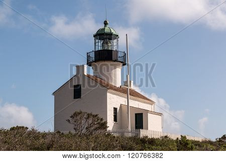 Historic Old Point Loma Lighthouse at Cabrillo National Monument