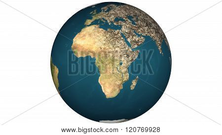 Dying Earth Global Warming Heavy Pollution Affected And Dried Earth