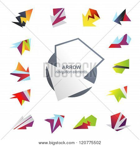 Abstract arrow elements