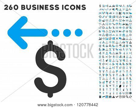 Refund Icon with Flat Vector Set